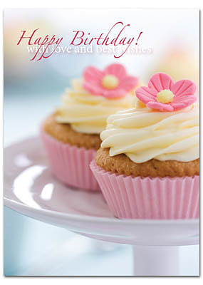Happy Birthday Cards - Pack of 4