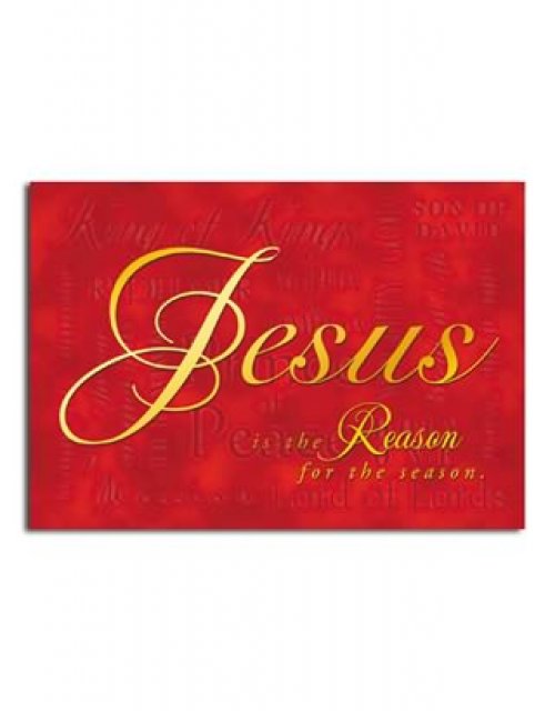 Jesus Is The Reason Christian Christmas Cards Pack of 15