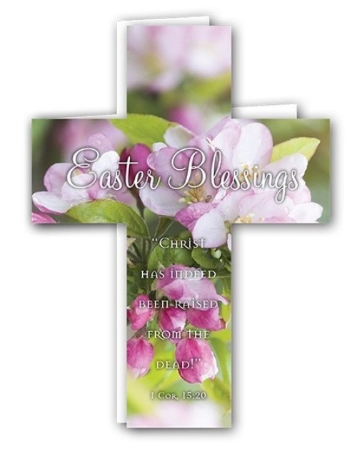 Easter Mini Crosses: Easter Blessings (Apple Blossom) (Pack