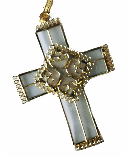 Hanging Cross Gold