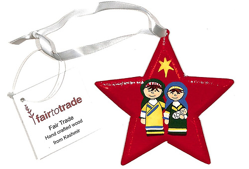 Star Decoration - Nativity Play / Mary & Joseph
