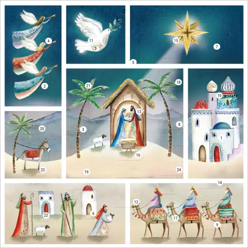Christmas Scene Advent Calendar