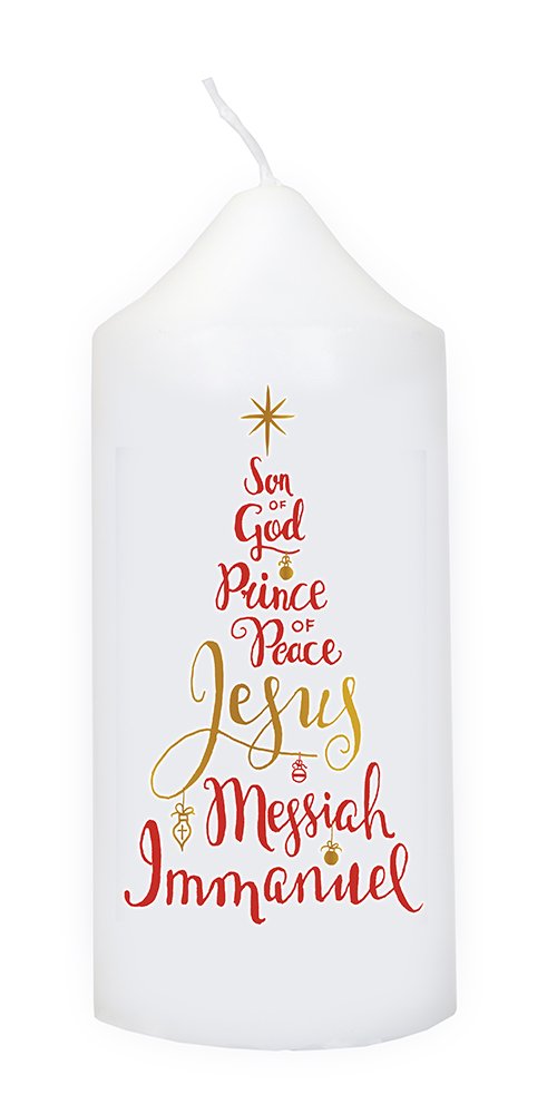 Names of Jesus Christmas Candle