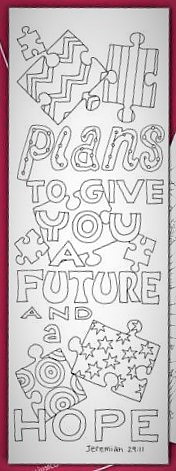 Images of Hope Colour in Bookmarks