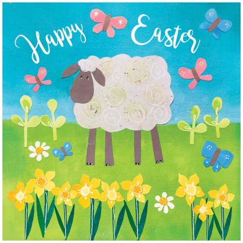 Easter Sheep Easter Cards (Pack of 5)