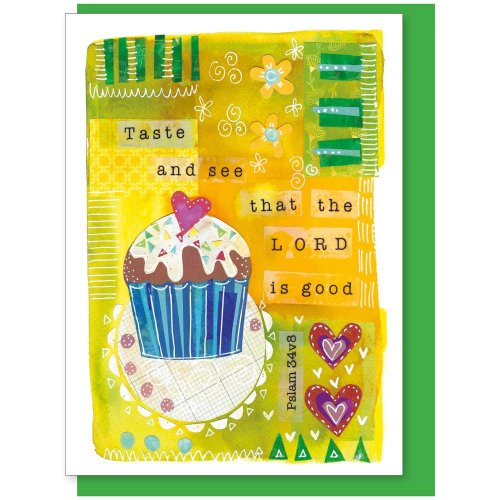 Taste and see Greetings Card