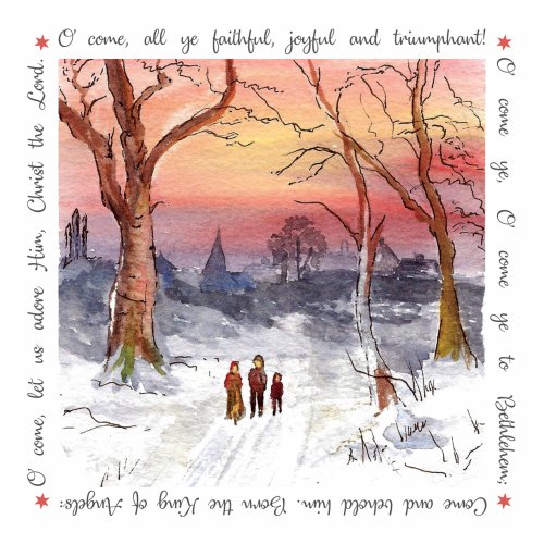 O Come All Ye Faithful (Pack of 10) Christian Christmas Cards