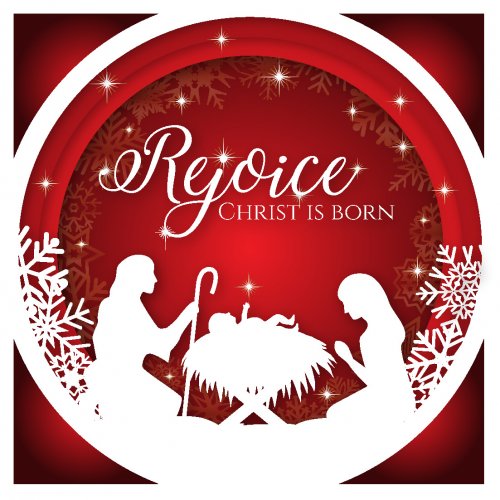 Rejoice Christ is Born (Pack of 10) Christian Christmas Cards
