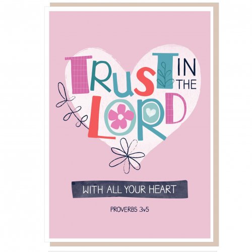 Trust in the Lord Greetings Card