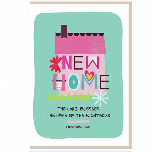 New home blessing Greetings Card