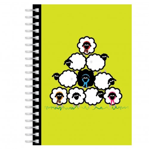 Sheep A5 notebook