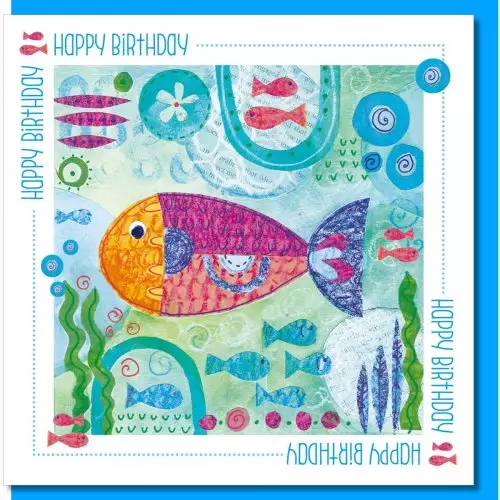 Birthday Fish Greetings Card