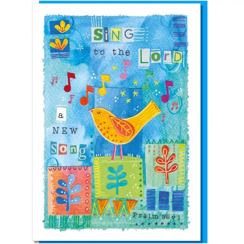Sing to the Lord Greetings Card
