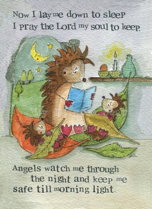 Nursery Print Child's Print A Bedtime Prayer Single print