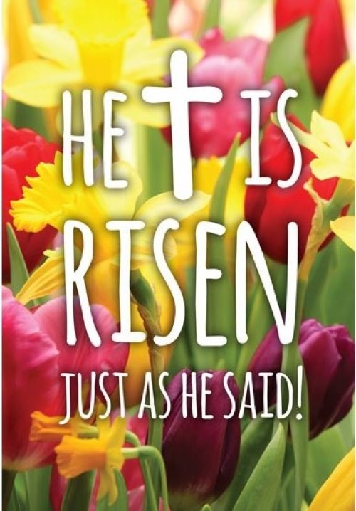 He is Risen Charity Easter Cards Pack of 5
