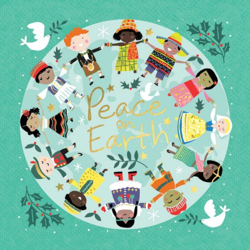 Children's Square Advent Calendar Card
