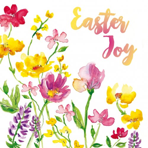 Joy Flowers Easter Cards (Pack of 5)