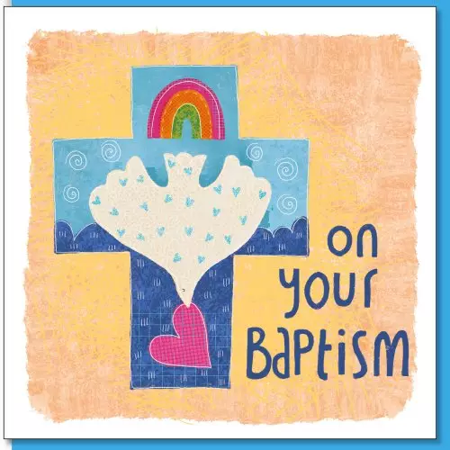 On your baptism Greetings Card