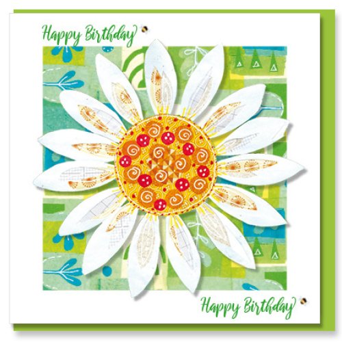 Daisy Birthday Greetings Card