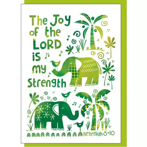 The Joy of the Lord Greetings Card