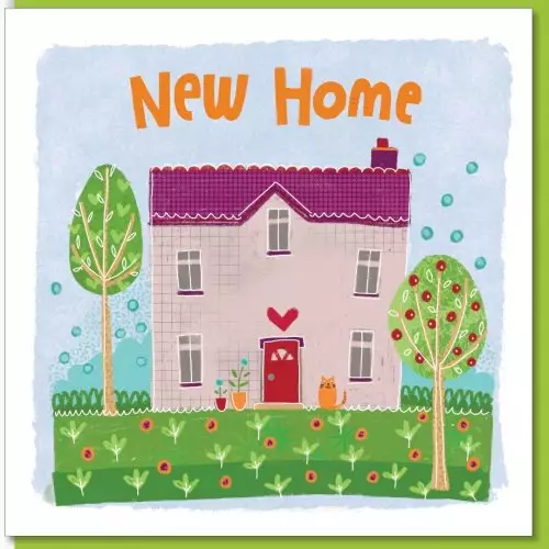 Lilac New Home Greetings Card