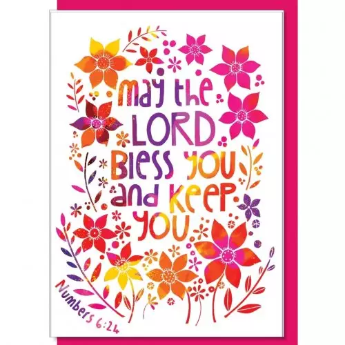 May the Lord bless you Greetings Card