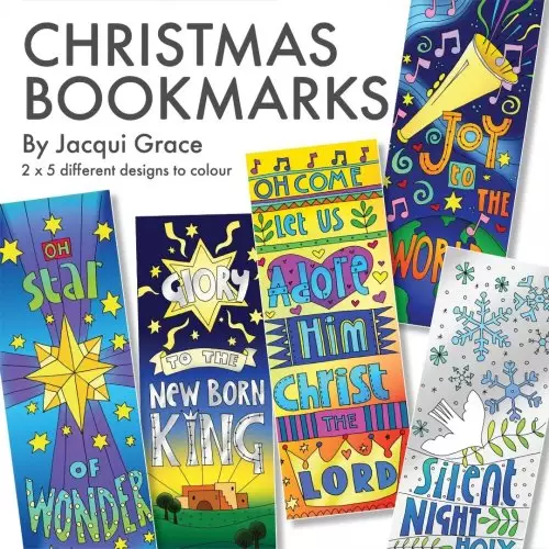 Christmas Colouring Bookmarks (pack of 10)