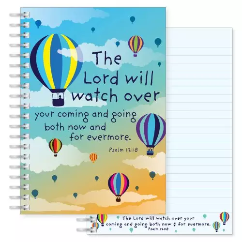 The Lord Will Watch Over A5 Notebook