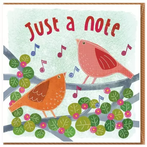 Just a Note Greetings Card