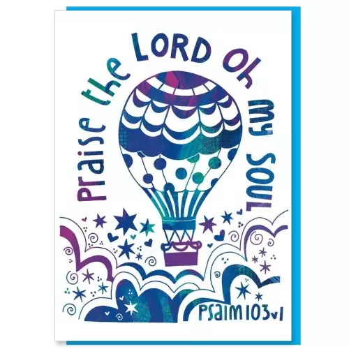 Praise the Lord Greetings Card