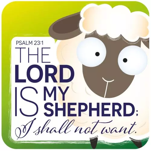 The Lord is My Shepherd Coaster