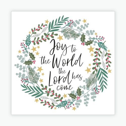 Joy to the World Christmas Cards (pack of 10)
