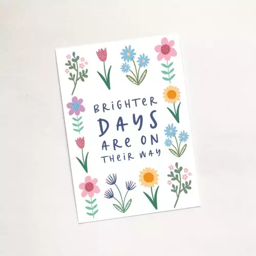 'Brighter Days' (Spring) Mini Card
