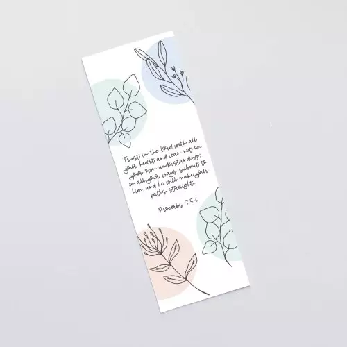 'Trust in the Lord' (Flora) Bookmark