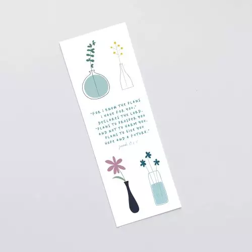 'For I Know The Plans' (Stems) Bookmark
