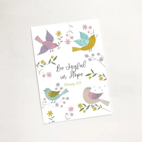 'Be Joyful In Hope' (Birds of Joy) Magnet