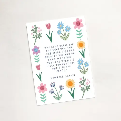 'The Lord Bless You' (Spring) Magnet