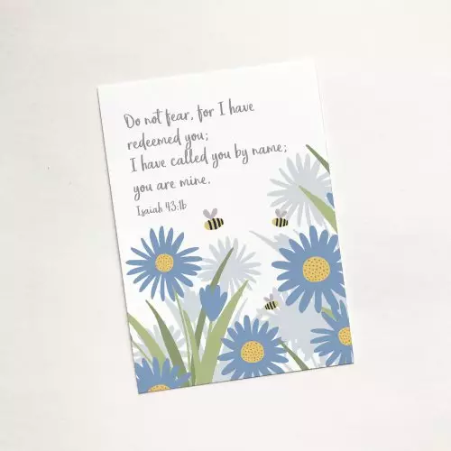 Do Not Fear (Bees) - Christian Sharing Card