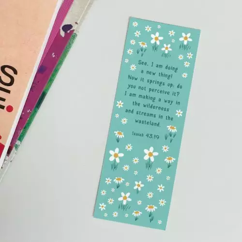 See I Am Doing A New Thing (Daisy) – Bookmark