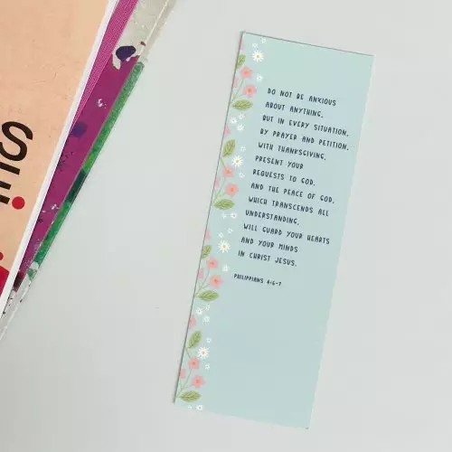 Do Not Be Anxious (Cherry Blossom) Bookmark
