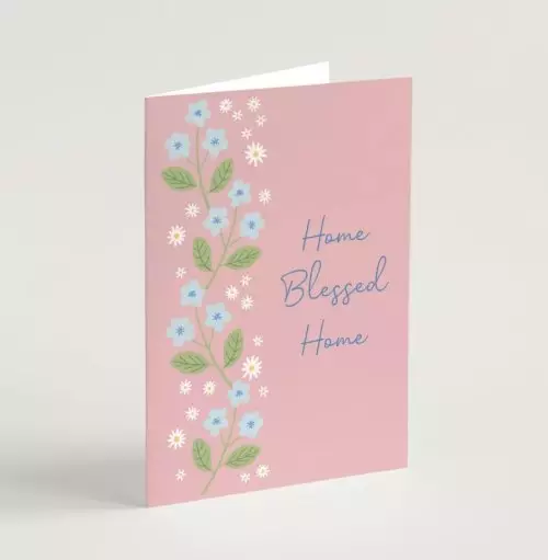 Home Blessed Home Greeting Card & Envelope