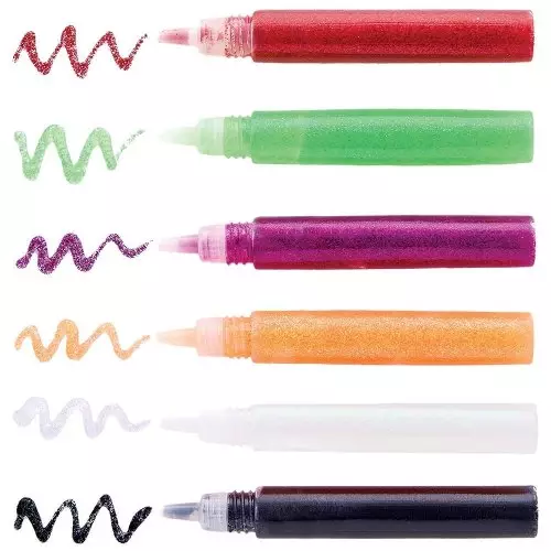 Light Party Glitter Glue Pens Value Tub - Pack of 24