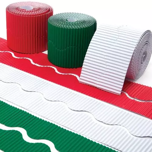 Christmas Corrugated Borders Value Pack - Pack of 3