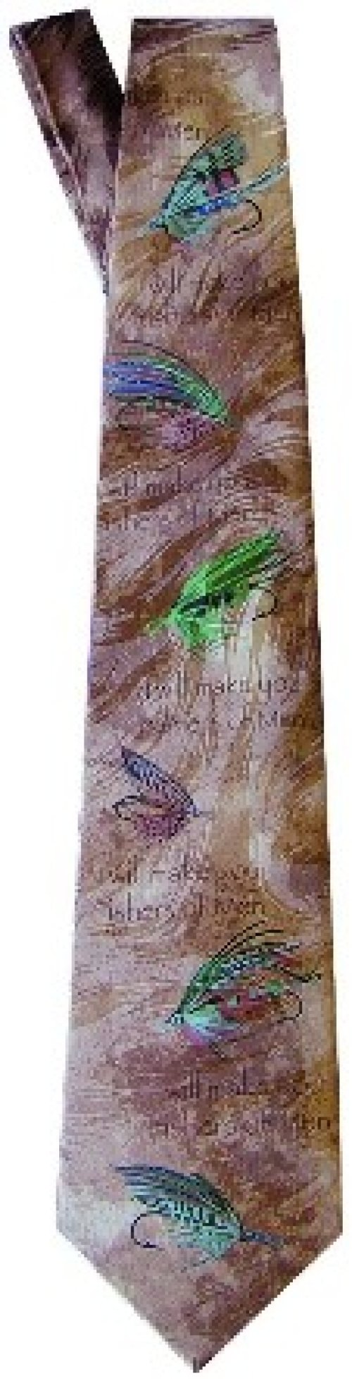 Tie: Fishers of Men Bronze Silk