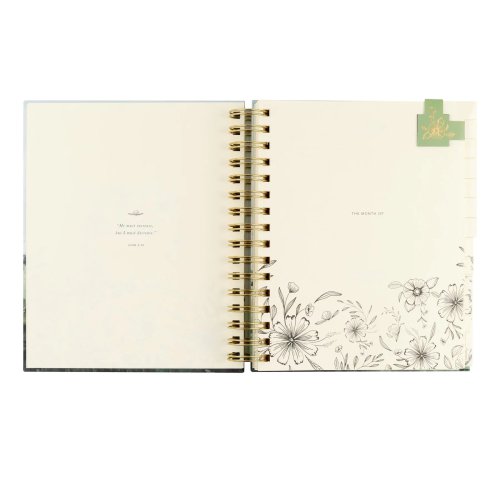 12-Month Undated Planner: Dublin Theme, Spiral