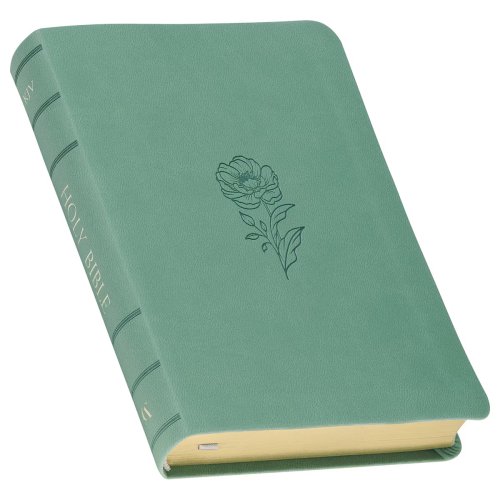 KJV Bible Compact Faux Leather,  Teal