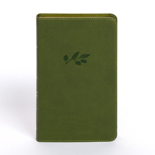 NASB Personal Size Bible, Olive LeatherTouch