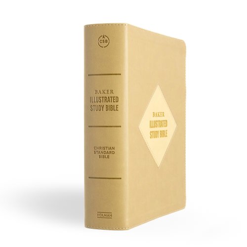 CSB Baker Illustrated Study Bible, Khaki, Indexed