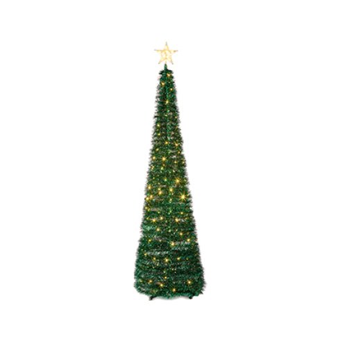 5.9ft Prelit Forest Green Pop Up Tree