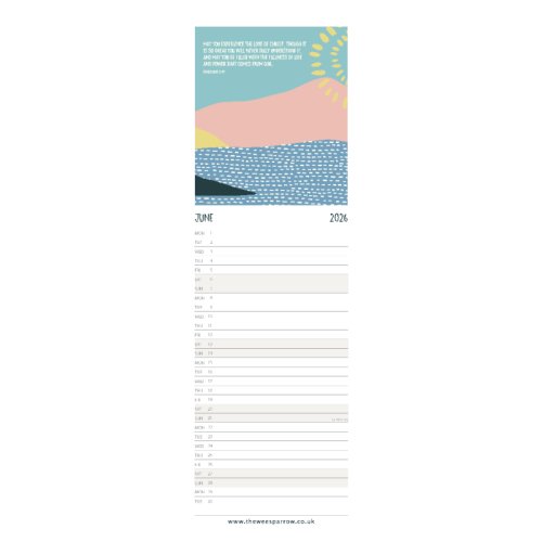 The Wee Sparrow 2026 Calendar (A3 slimline)